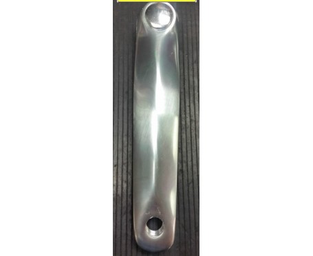 Left Hand Crank Diamond Hole Alloy 170mm Arm Silver